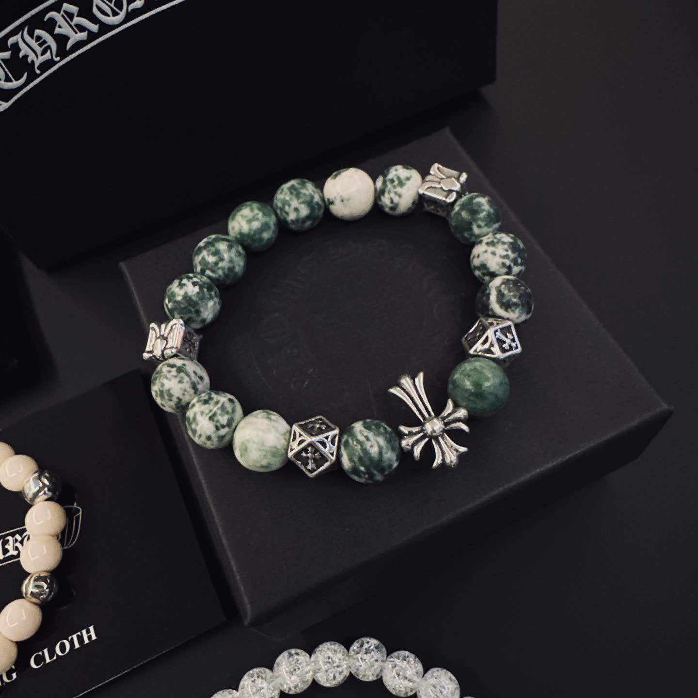 Chrome Hearts Beaded Bracelet Set